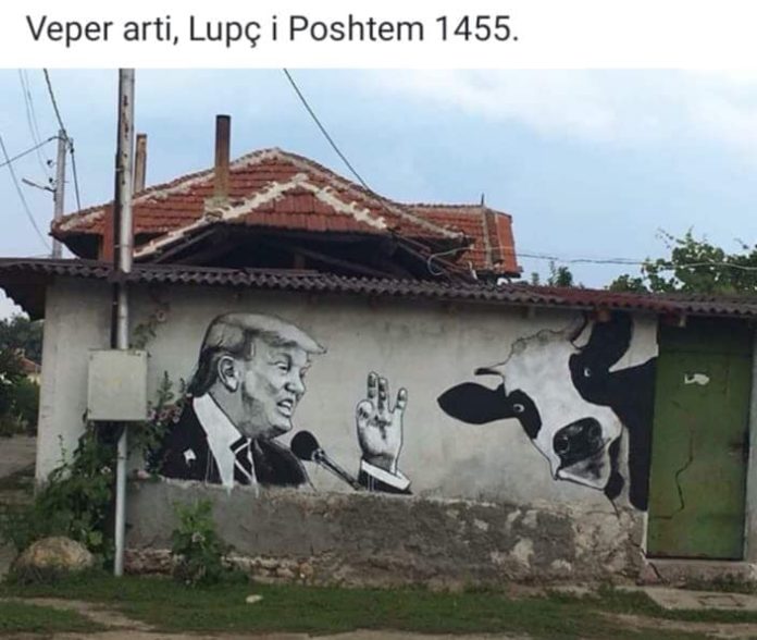 Murale - Trump flet për lopët