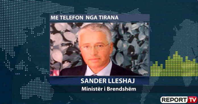 Sandër Lleshaj për Report TV