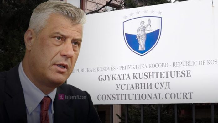 Thaçi - Gjykata Kushtetuese