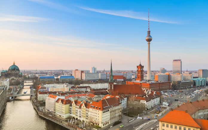 Aerial view of Berlin