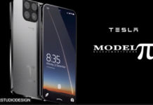 Tesla phone - model Pi